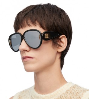 Loewe Pilot Mask Sunglasses In Acetate And Nylon