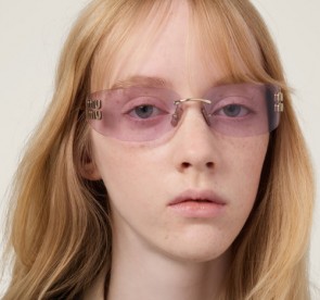 Lady's Miu Miu Logo Sunglasses