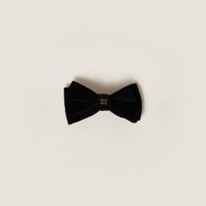 Lady's Miu Miu Velvet Hair Clip