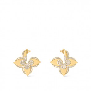 Lady's Louis Vuitton LV Medaillon Earrings
