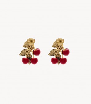 Lady's Saint Laurent Cherry Earrings