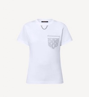 Lady's Louis Vuitton Monogram Pocket T-Shirt