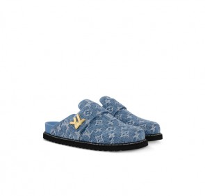 Lady's Louis Vuitton LV Cosy Comfort Mule Shoes