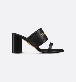 Lady's Dior D-Lane Heeled Slide
