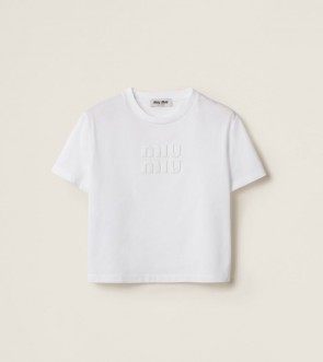 Lady's Miu Miu Cotton jersey T-shirt