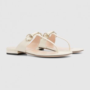 Lady's Gucci Thong Sandal With Horsebit