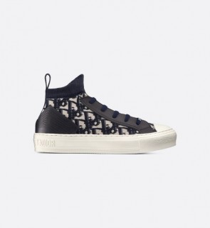 Lady's Dior Walk'n'Dior Sneaker in Deep Blue