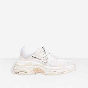 Triple S Multimaterial trainers sneakers with quilted effect