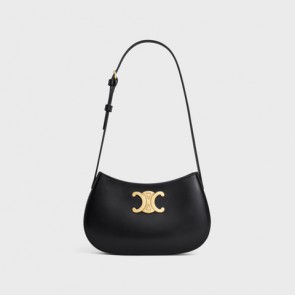 Celine Medium Tilly Bag In Shiny Calfskin