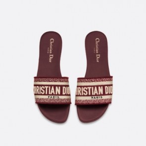 Women dway mule in embroidered cotton KCQ166ERC_S16V