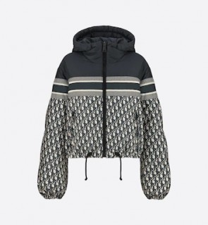 Lady's Dior Reversible Cropped Down Jacket