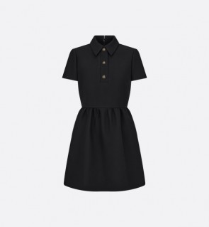 Lady's Dior Fitted Dress With 'CD' Buttons