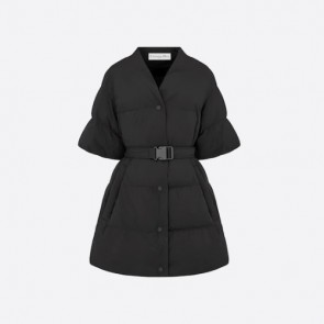 Lady's Dioralps Mid-length Down Jacket With Belt