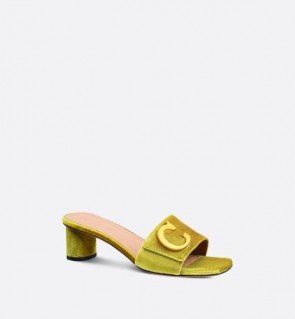 Lady's C'est Dior Heeled Slide Shoes