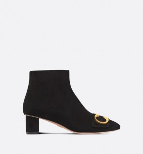 Lady's Dior C'est Dior Heeled Suede Ankle Boot