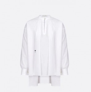 Lady's Dior Blouse Cotton Poplin