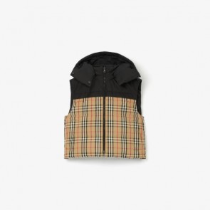 Lady's Burberry Reversible Down Puffer Gilet