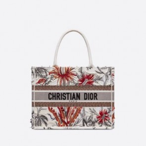 Women's Small Dior Flowers Book Totes Handbags M1296ZWFC_M941
