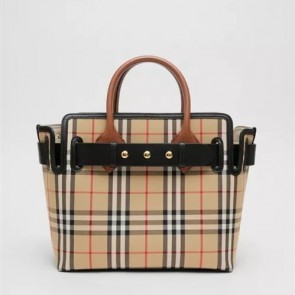 Burberry The Small Vintage Check Triple Stud Belt Bag 80187901