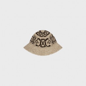 Celine Cloche Hat In Triomphe Fair Isle Wool