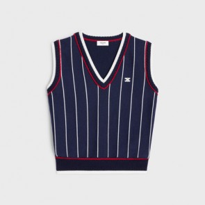 Lady's Celine Sleeveless V-Neck Jumper