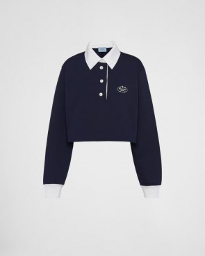 Lady's Prada Jersey Polo Shirt