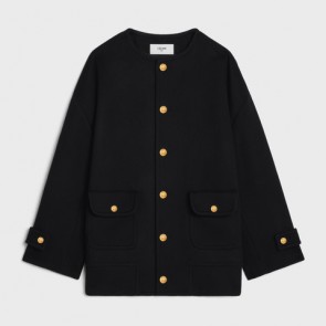 Lady's Celine Chelsea Coat In Double Face Cashmere