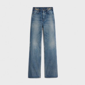 Lady's Celine Jane Flare Jeans In Denim Union Wash