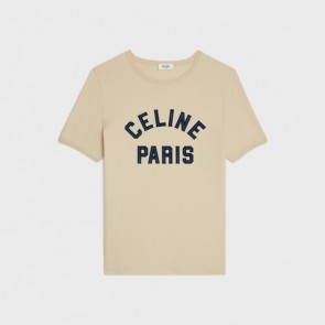 Lady's Celine Classic 70's T-Shirt With Celine Paris Patch