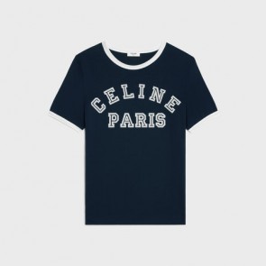 Lady's Celine Paris T-Shirt In Cotton Jersey