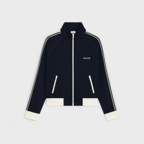 Lady's Celine Tracksuit Jacket In Double Face Jersey