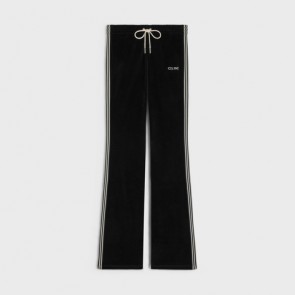 Lady's Celine Tracksuit Pants In Velvet Jersey