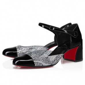 Lady's Christian Louboutin Miss MJ Strass Strappy Pumps