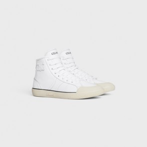 Lady's Celine As-02 Mid Low Lace-Up Celine Alan Sneakers