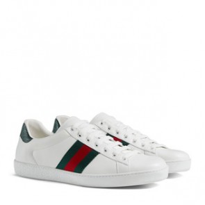 Gucci mens Ace leather low top sneaker 386750