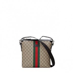 Gucci mens Web GG Supreme messenger 387111