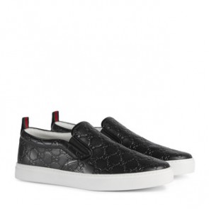 Gucci mens Signature slip on sneaker 407364