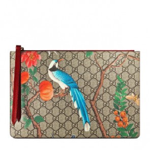 Gucci Rainbow soft GG Supreme zip around wallet 476413
