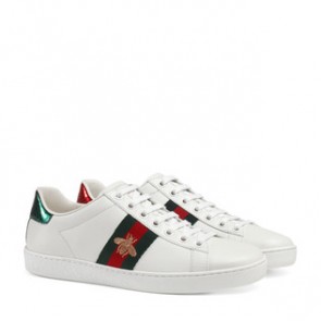 Gucci women Ace embroidered bee low top sneaker 431942 A38G0 9064