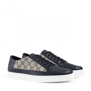 Mens GG Supreme sneaker 433716 Blue