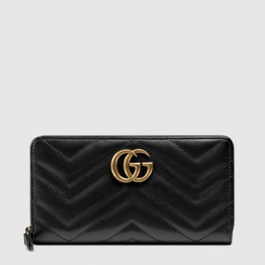 Women GG Marmont zip around wallet 443123 DTD1T 1000
