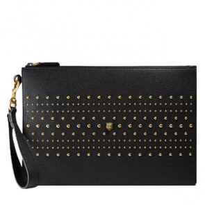 Gucci mens Studded leather pouch 451178