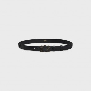 Celine Medium Cuir Triomphe Belt In Smooth Calfskin