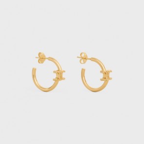 Celine Triomphe Asymmetric Hoops