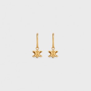 Lady's Celine Triomphe Solitaire Earrings