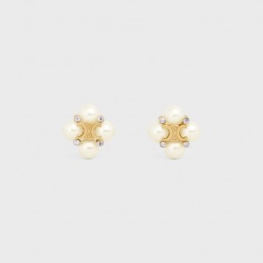 Lady's Celine Les Perles Celine Studs Earrings