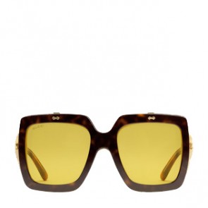 women Square frame acetate sunglasses 461705 pink/tortoiseshell/gold acetate