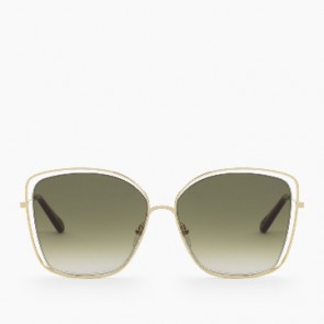Women Poppy butterfly sunglasses in metal 17AE