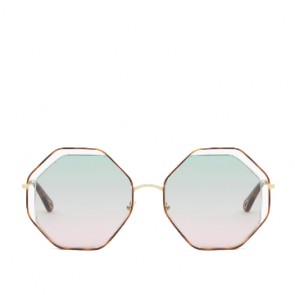 Women Poppy octagonal sunglasses in metal