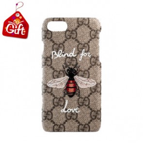Gucci iPhone case with bee and Blind for Love(for Western Union customers exclusive)